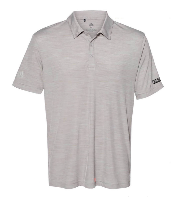**NEW** Adidas Melange Men's Polo - Mid Grey Melange