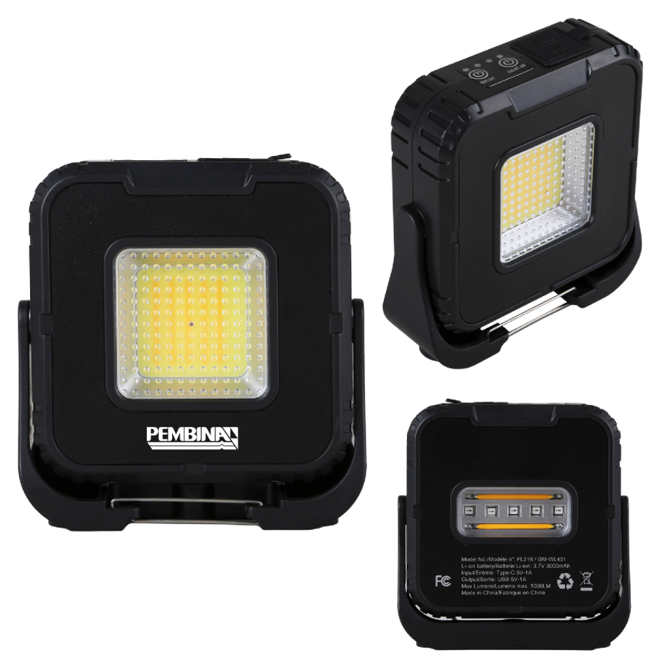 **NEW** Illumipack 3000Mah Power Bank Work Light - Black