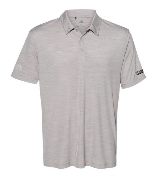 **NEW** Adidas Melange Men's Polo - Mid Grey Melange
