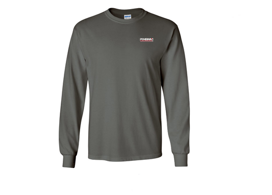 **NEW** Gildan Ultra Cotton Long Sleeve Tshirt - Charcoal