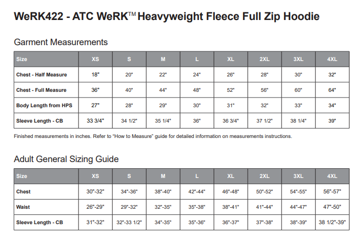 **NEW** WeRK Heavyweight Fleece Full Zip Hoodie - Black