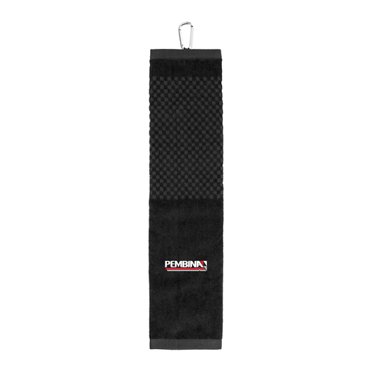 **NEW** Scrubber Golf Towel - Black