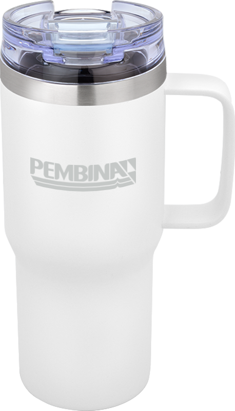 **NEW** 20 oz Urban Peak Harbor Trail Vacuum Camp Mug - White